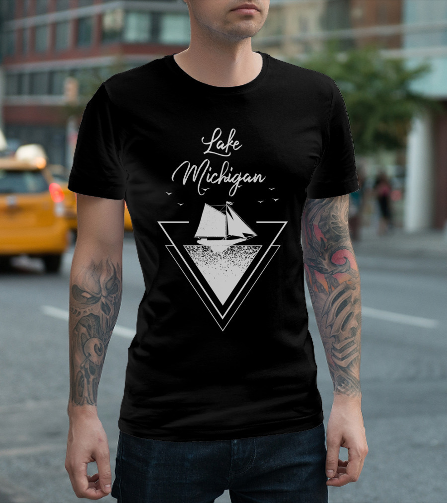 Lake Michigan Sailing Adventure Water Fun Great T-Shirt