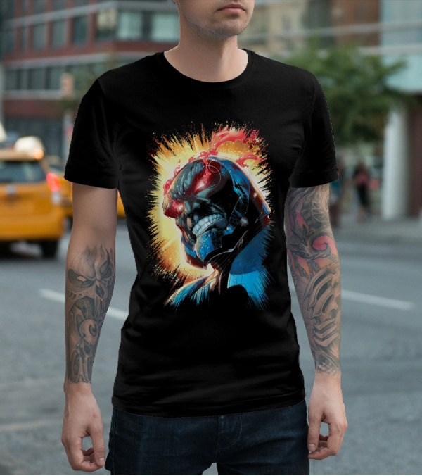 Justice League Darkseid Is Apokolips Omega Beam Wrath T-Shirt