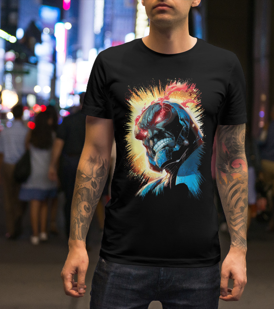 Justice League Darkseid Is Apokolips Omega Beam Wrath T-Shirt