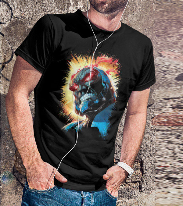 Justice League Darkseid Is Apokolips Omega Beam Wrath T-Shirt