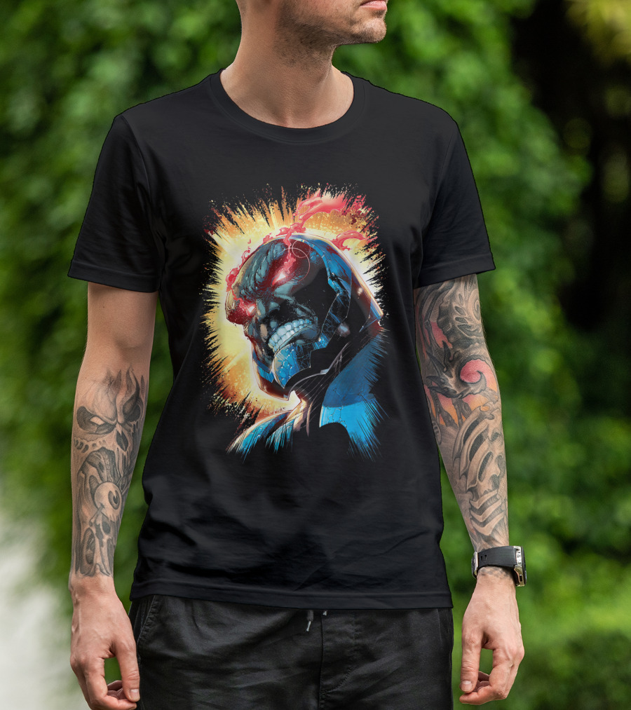 Justice League Darkseid Is Apokolips Omega Beam Wrath T-Shirt