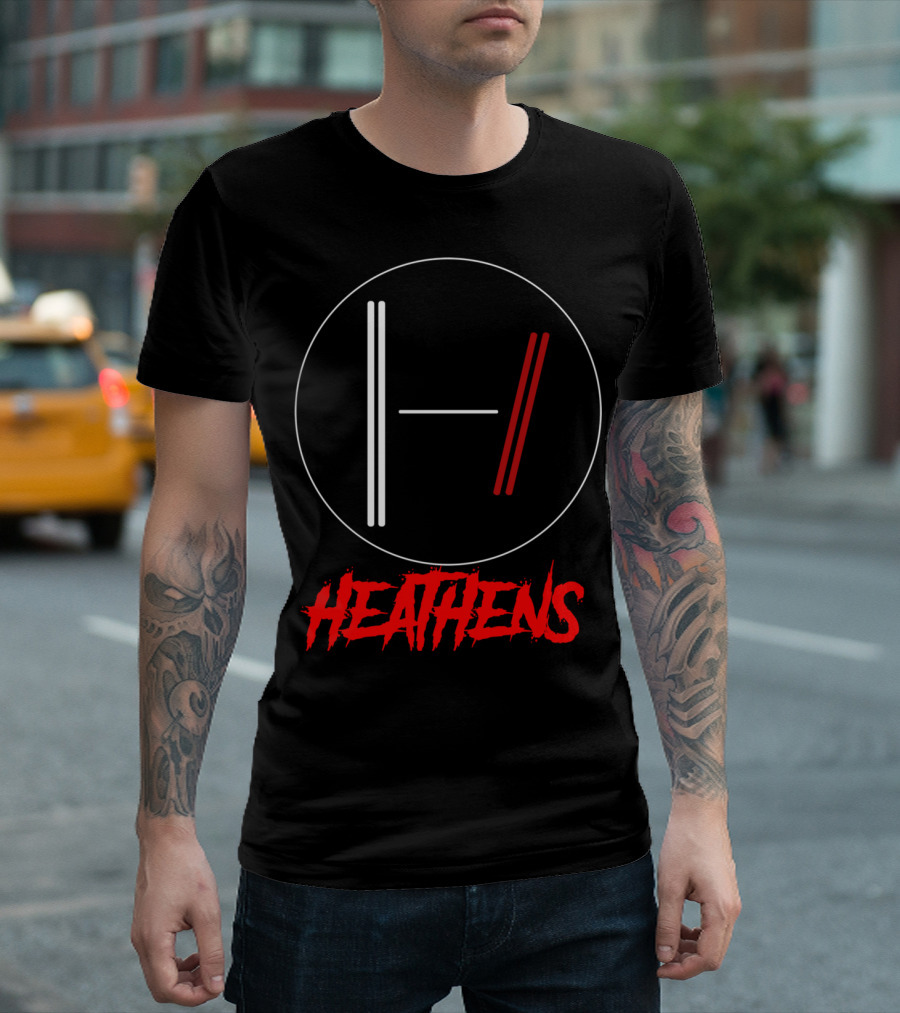 Twenty One Pilots Heathens Logo Circle T-Shirt