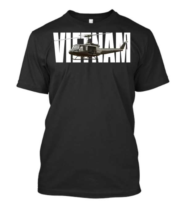 Vietnam UH-1 Huey Helicopter Vietnam Veterans T-Shirt