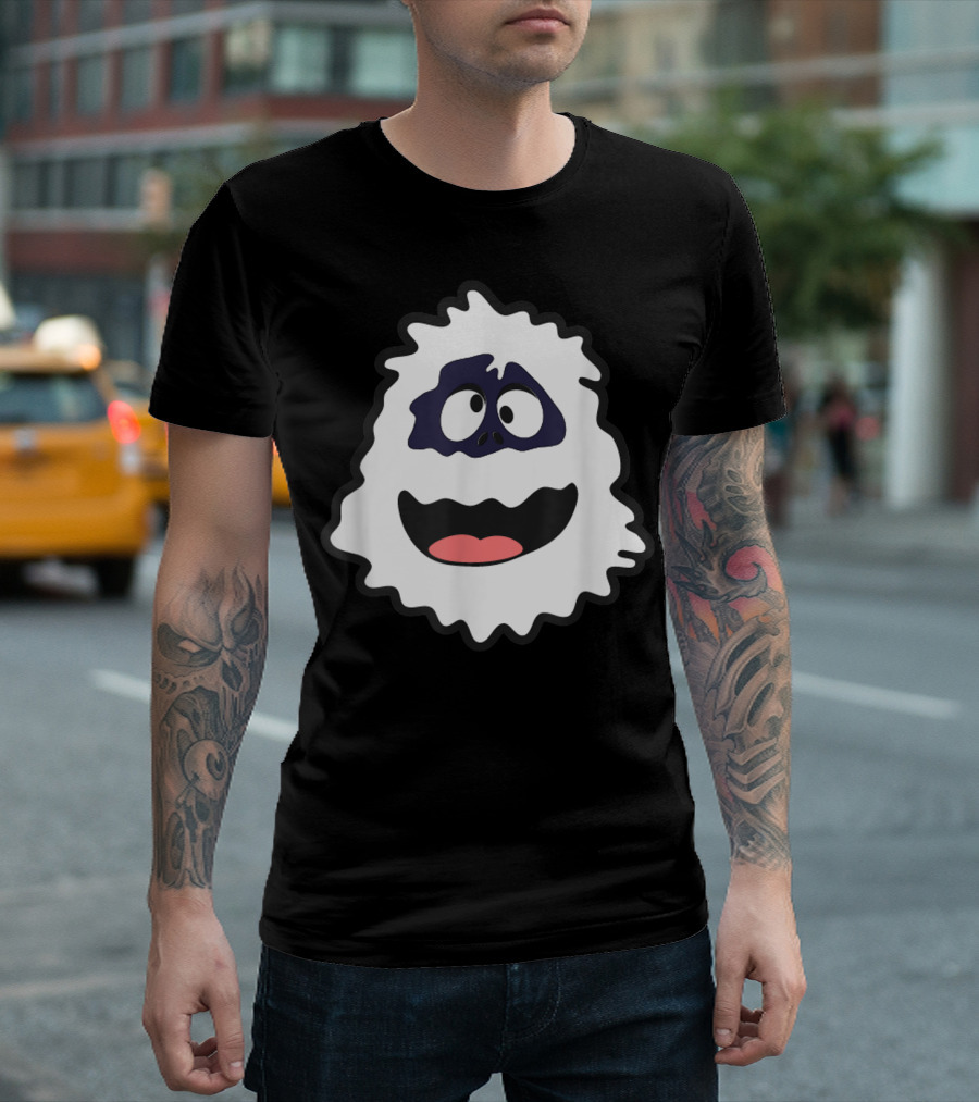 Abominable Snowman Bumble Face Funny Fun T-Shirt