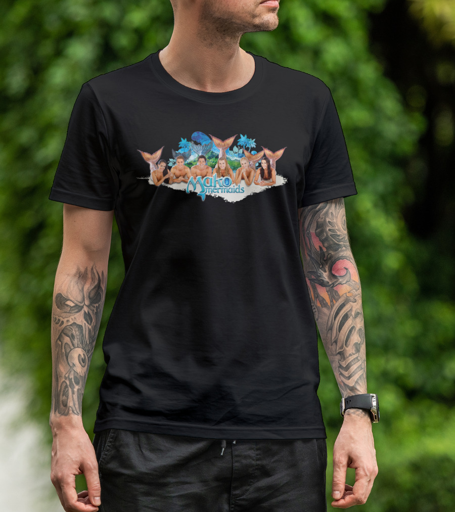 Mako Mermaids Second Season All Mermaids And Merman T-Shirt