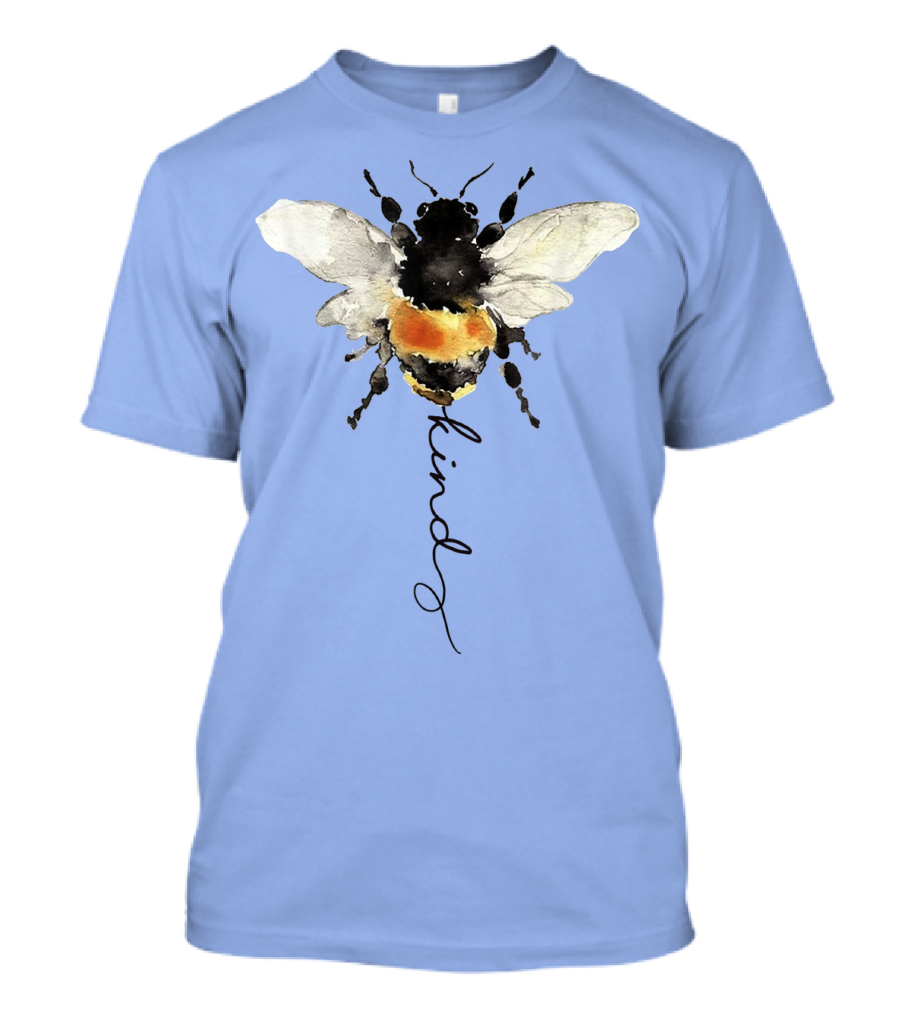 Be Kind Bee Kind Watercolor Bee T-Shirt