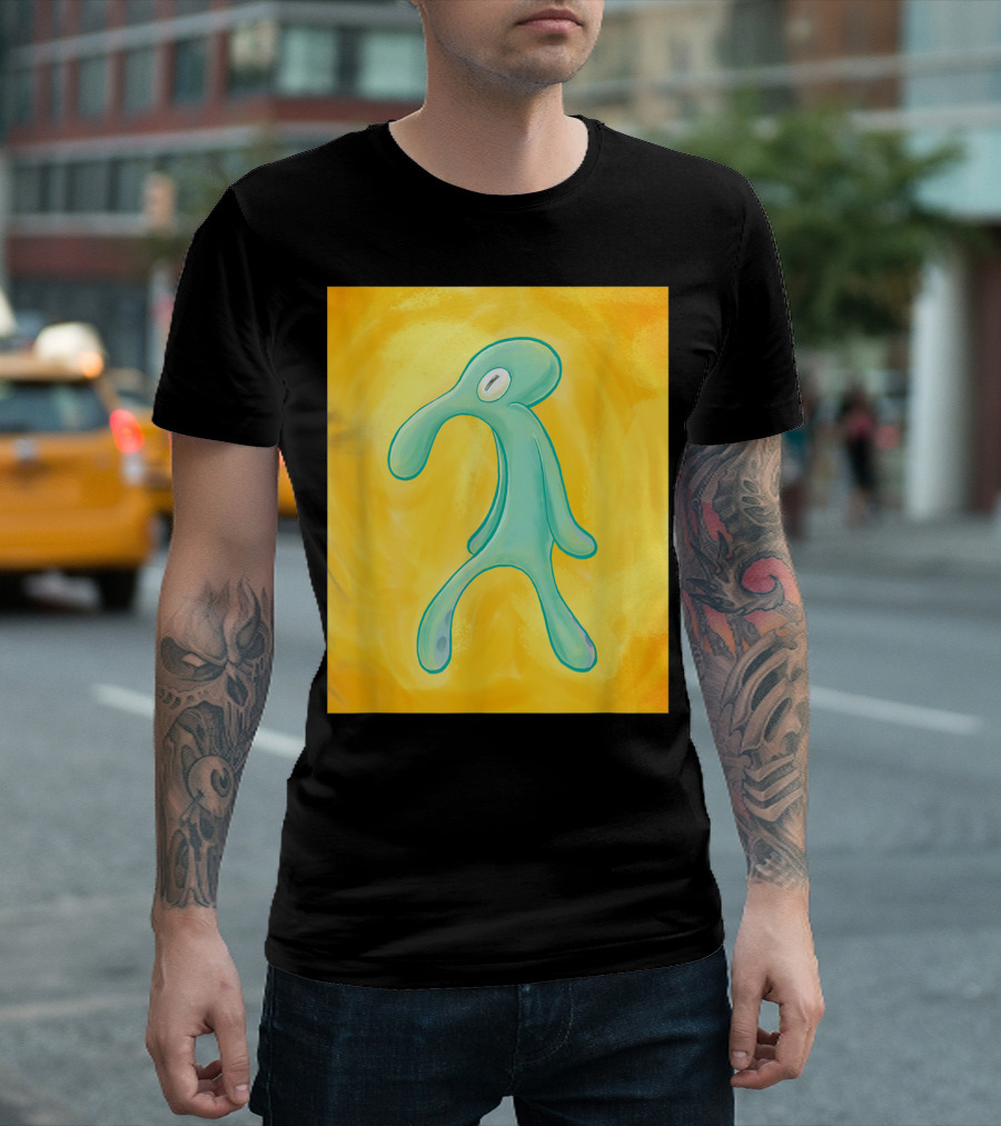Bold And Brash Squidward Jellyfish Fields Aesthetic T-Shirt