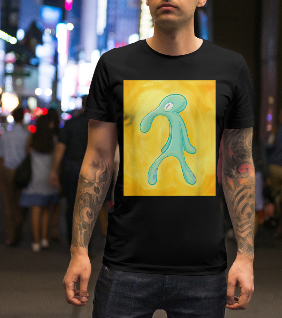 Bold And Brash Squidward Jellyfish Fields Aesthetic T-Shirt