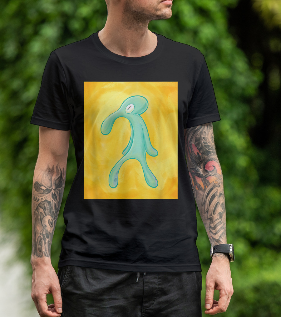 Bold And Brash Squidward Jellyfish Fields Aesthetic T-Shirt