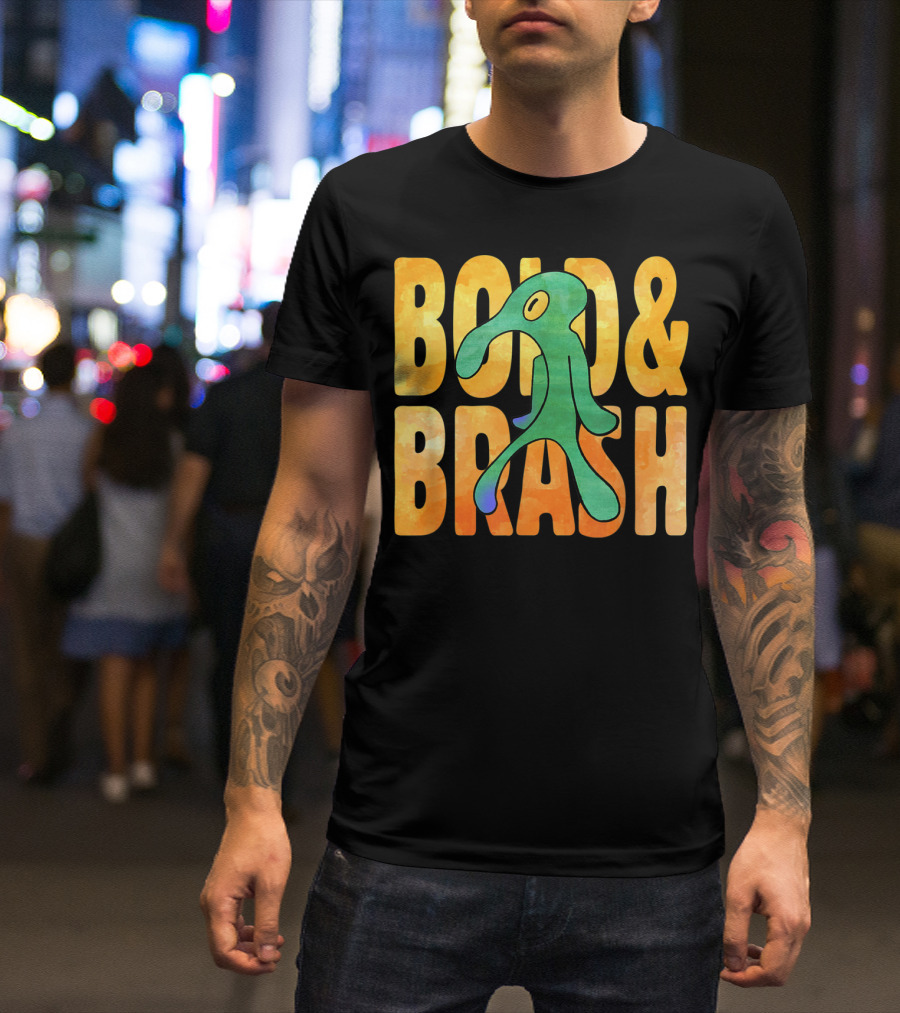 Bold Brash Squidward Painting Meme T-Shirt