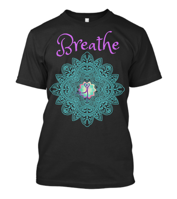 Breathe Lotus Mandala T-Shirt