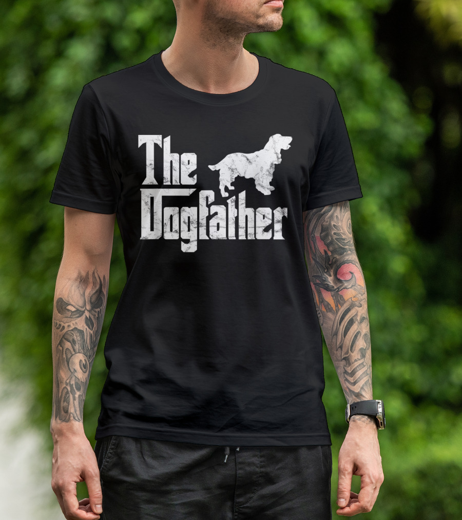 Cocker Spaniel The Dogfather Funny Dog Owner The Dogfather T-Shirt