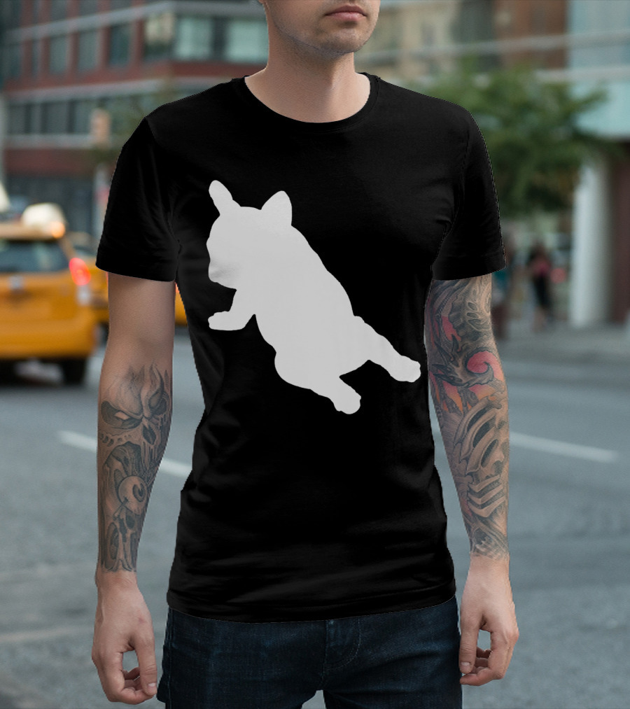 Cute French Bulldog Yoga Pose For Funny Frenchie Lovers T-Shirt