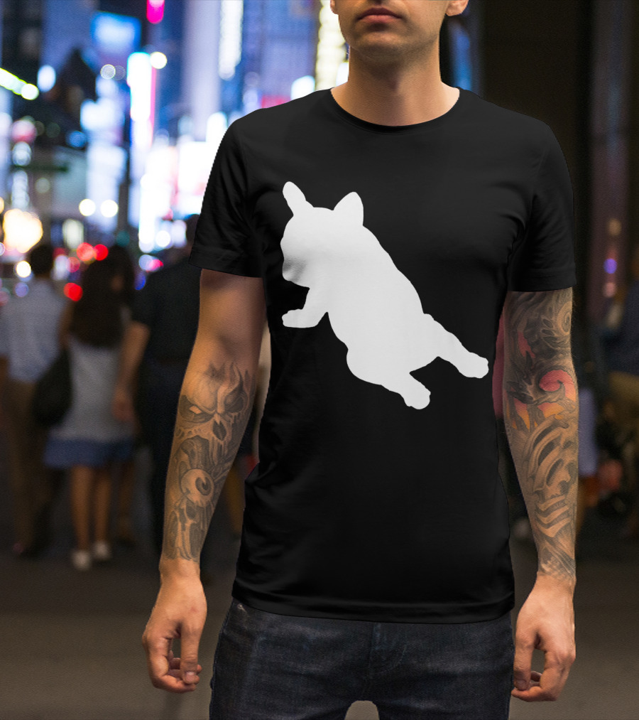 Cute French Bulldog Yoga Pose For Funny Frenchie Lovers T-Shirt
