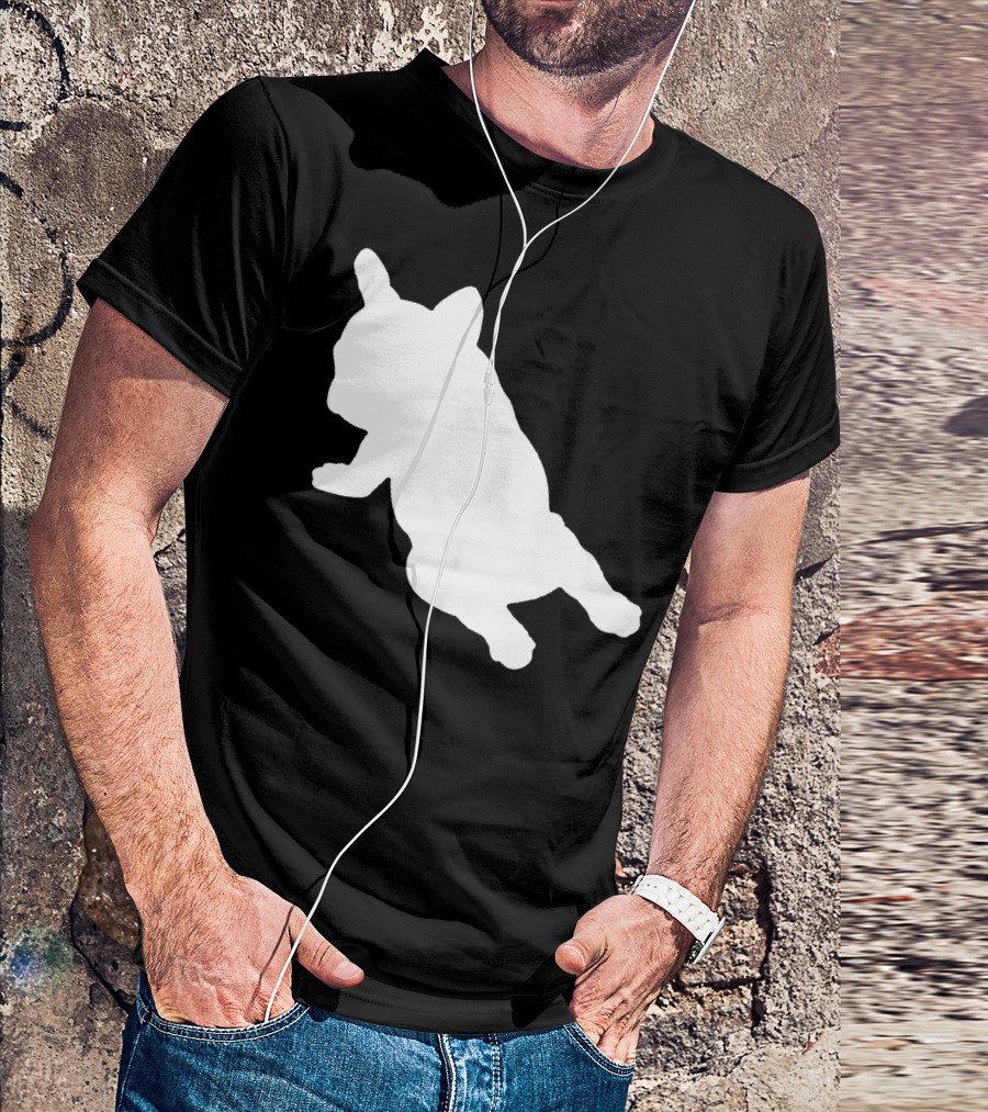 Cute French Bulldog Yoga Pose For Funny Frenchie Lovers T-Shirt