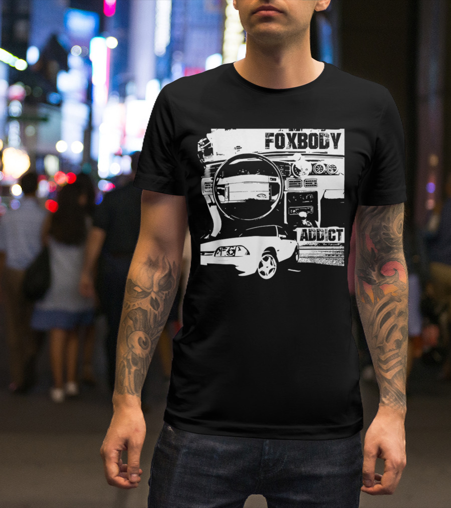 Foxbody Addict Mustang Dashboard T-Shirt