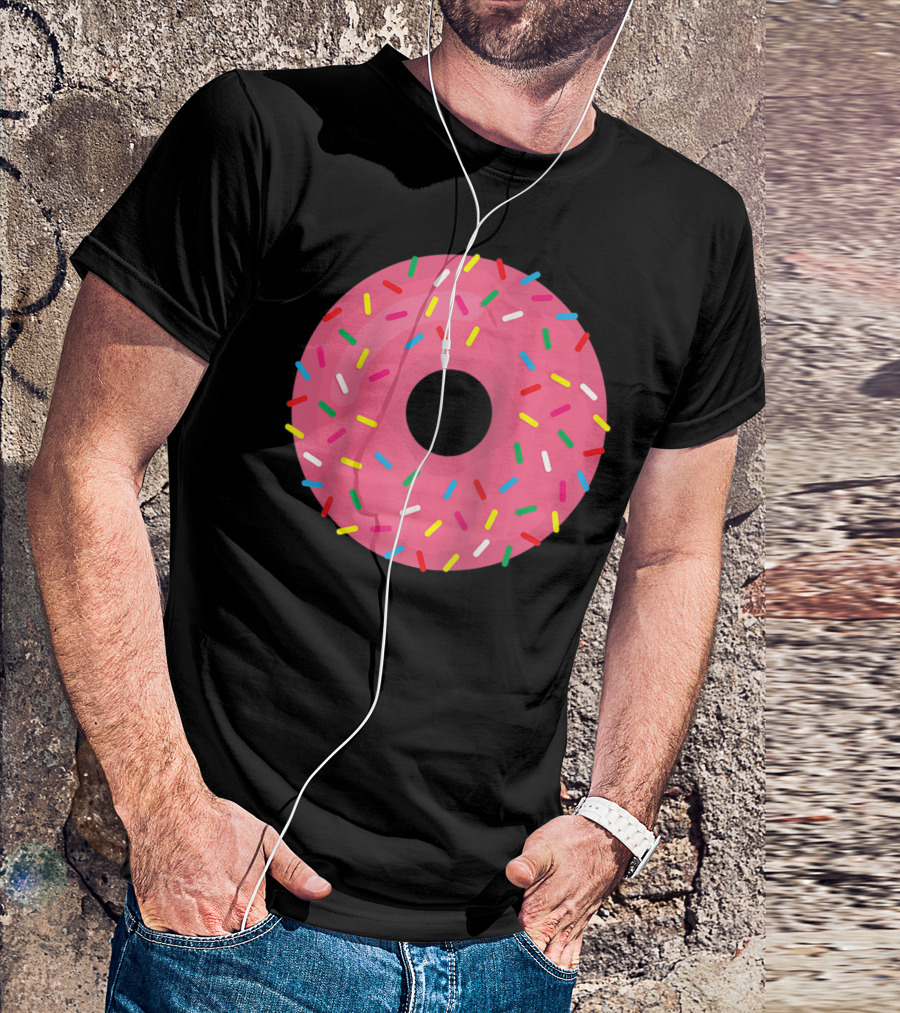 Donut Pink Sprinkle Delight T-Shirt