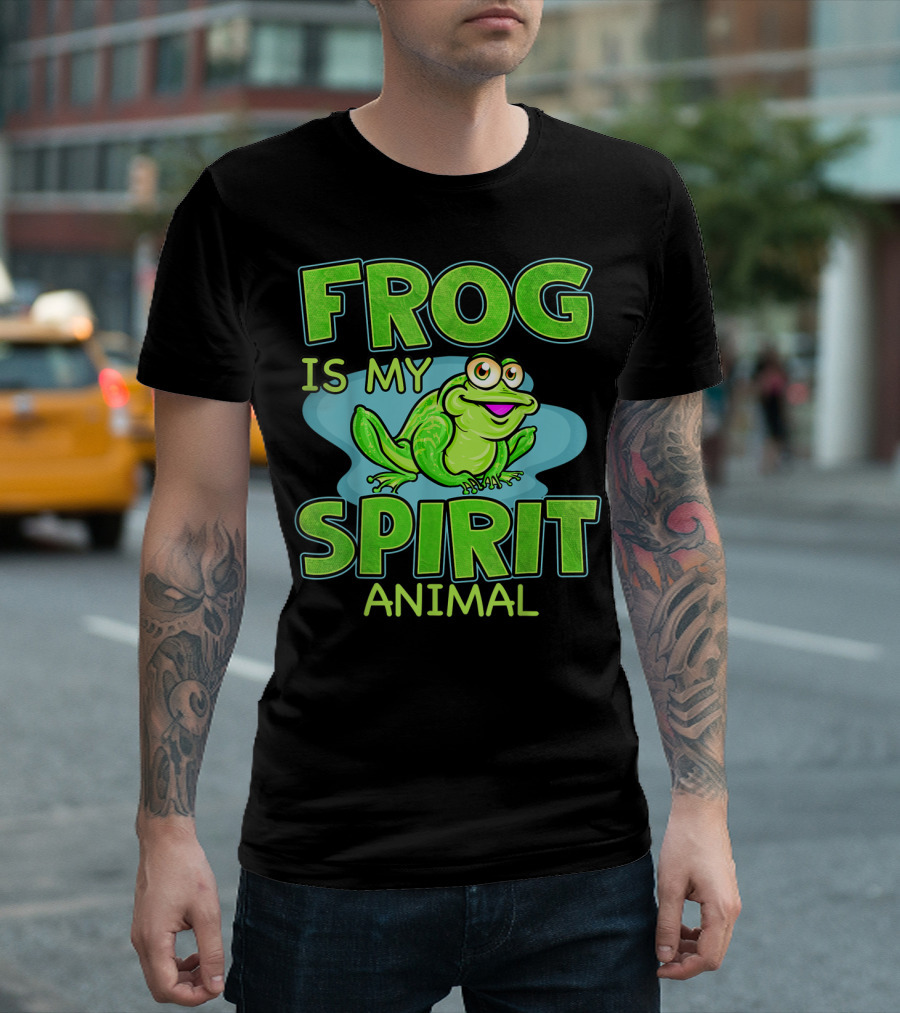 Frog Is My Spirit Animal Amphibian Lover T-Shirt