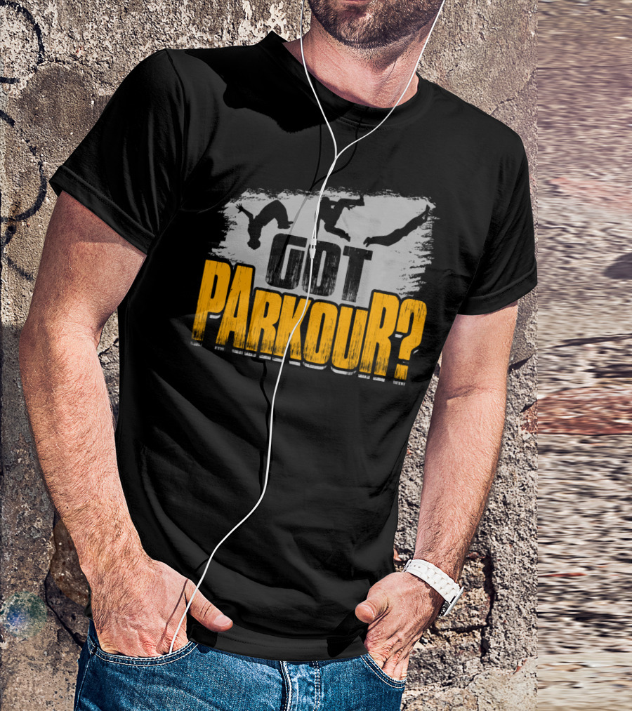 Got Parkour Adrenaline Junkie Training Silhouette Moves T-Shirt