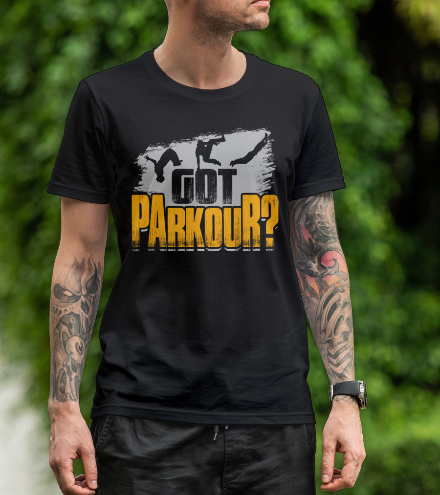 Got Parkour Adrenaline Junkie Training Silhouette Moves T-Shirt