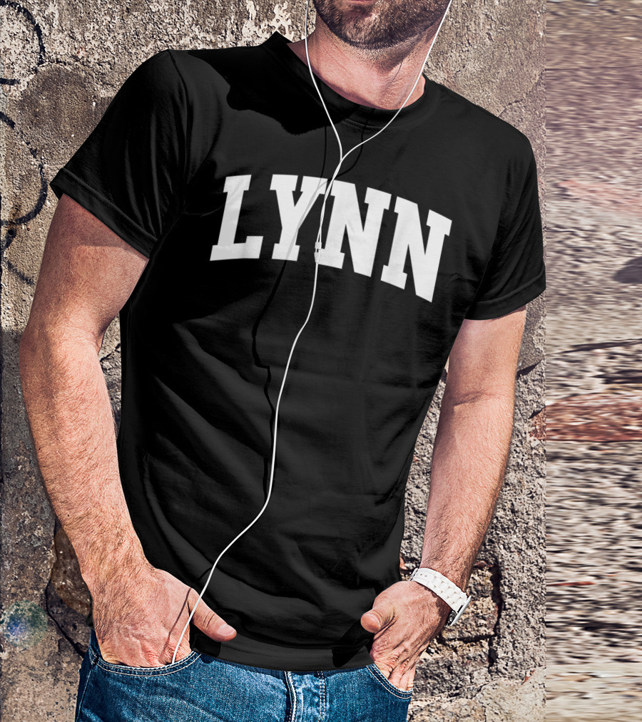Lynn Vintage Sports Team Arch Retro T-Shirt