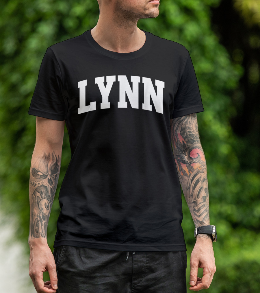 Lynn Vintage Sports Team Arch Retro T-Shirt