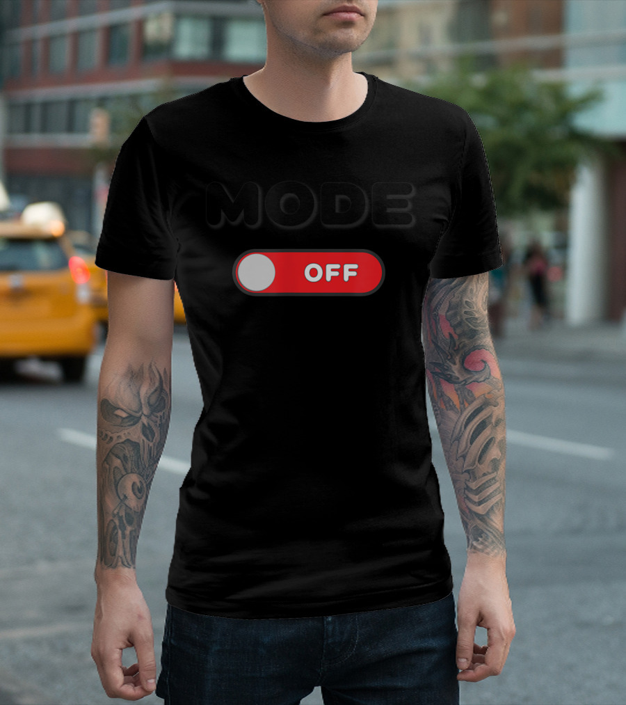 MODE OFF Red Toggle Switch T-Shirt