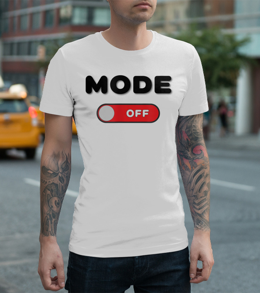 MODE OFF Red Toggle Switch T-Shirt