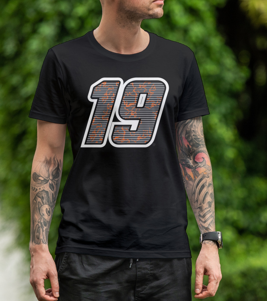 Nascar Martin Truex Jr Joe Gibbs Racing Number 19 Marble T-Shirt