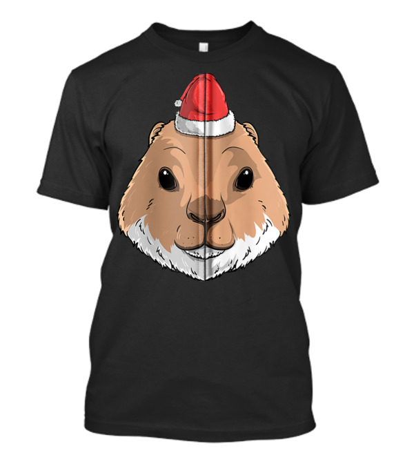 Prairie Dog Wearing Santa Claus Hat T-Shirt
