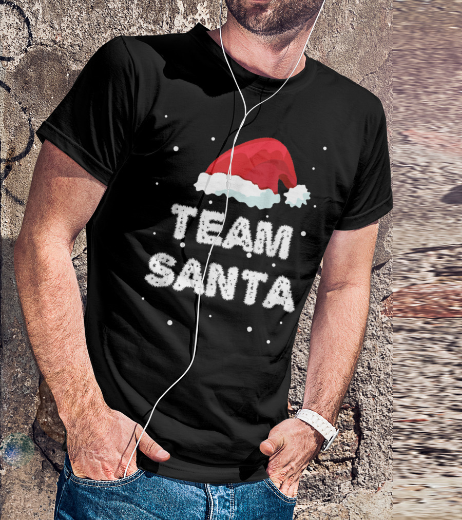 Team Santa Xmas Hat For Family Christmas T-Shirt
