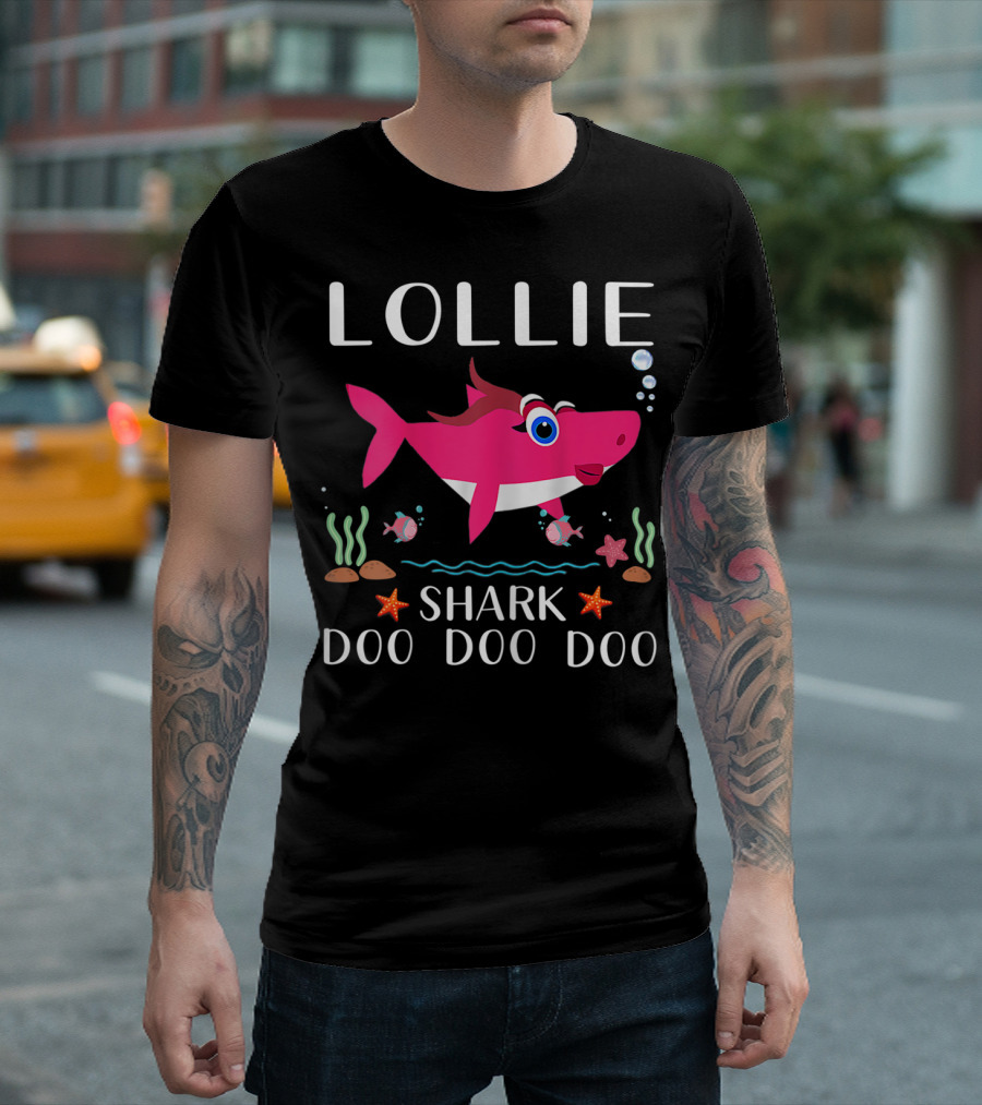 Lollie Shark Doo Doo Doo Grandma T-Shirt