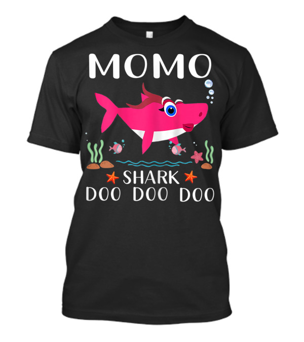 Momo Shark Doo Doo Doo Grandma T-Shirt