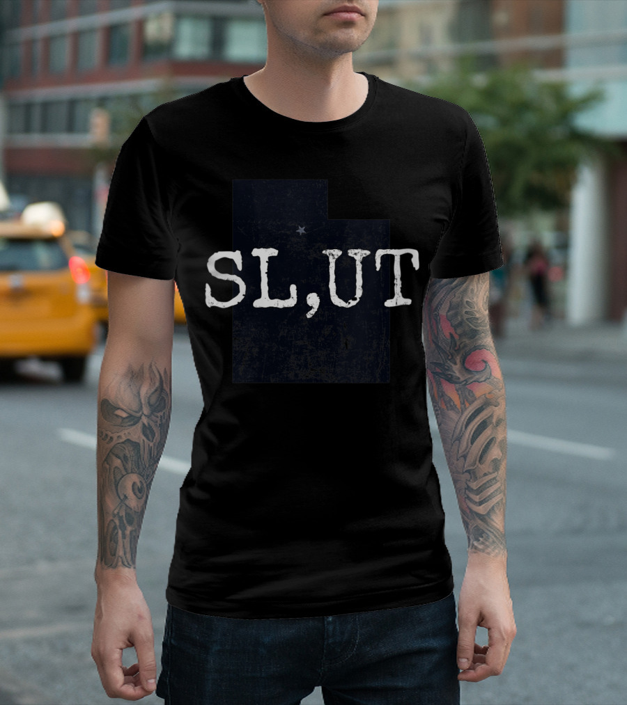 SL,UT Salt Lake Utah Fun Tourist T-Shirt