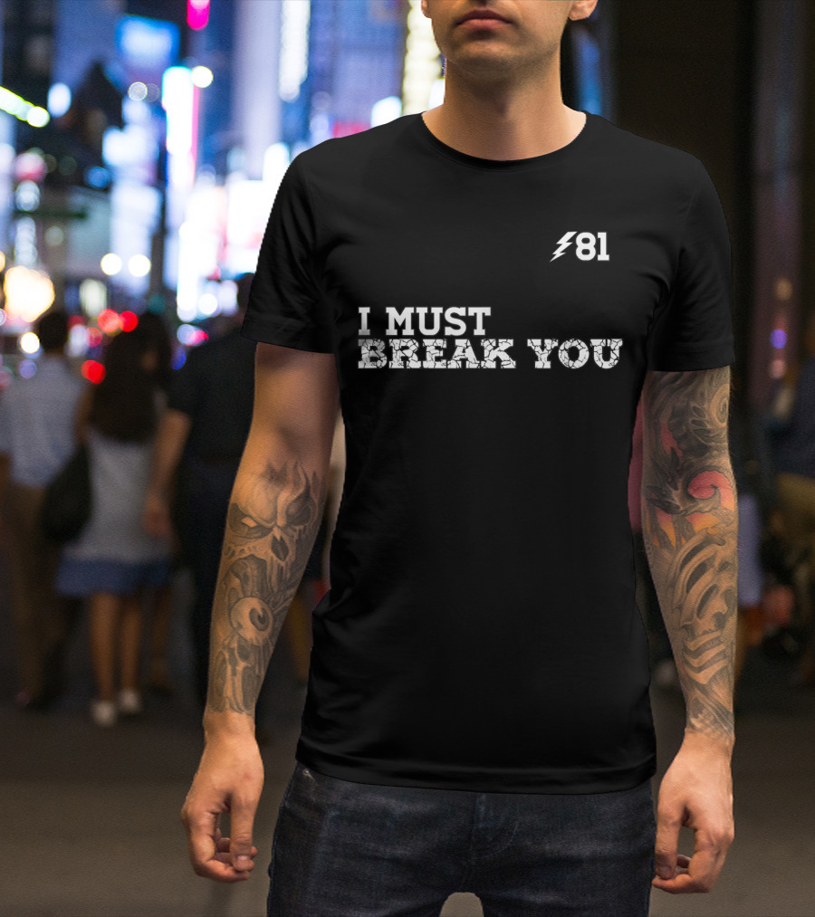 Tampa Bay Hockey I Must Break You 81 T-Shirt