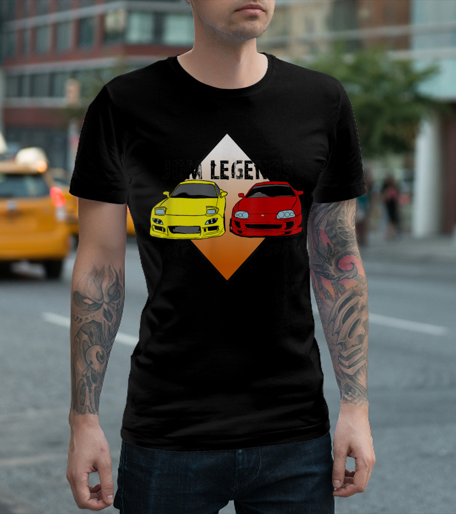 JDM Legends RX7 Supra Turbo Classic Cars T-Shirt