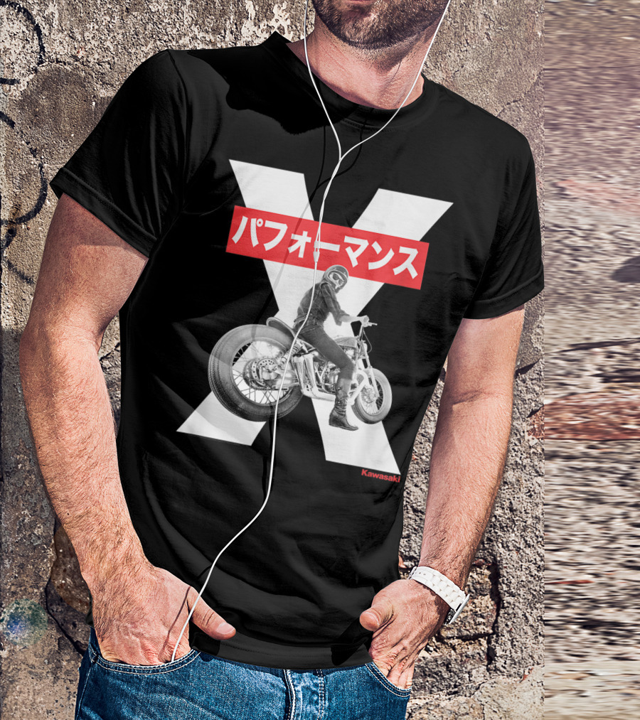 Kawasaki Performance Classic Motorcycle X T-Shirt