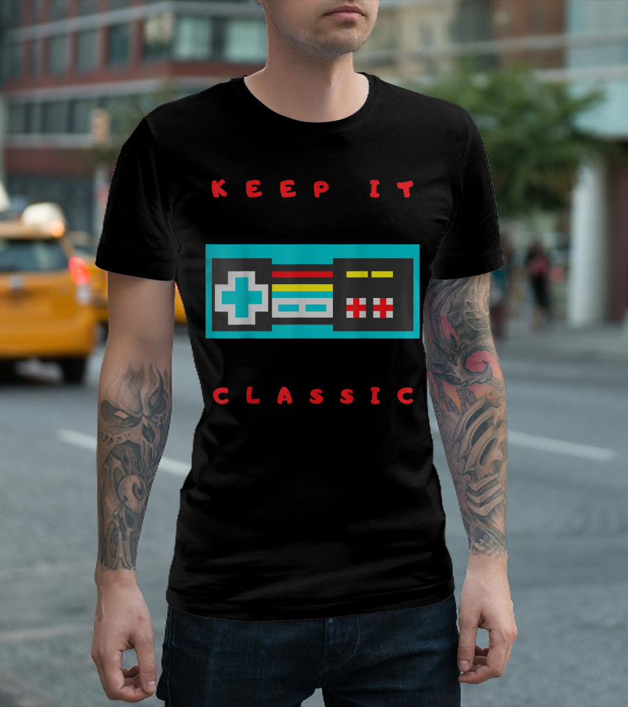 KEEP IT CLASSIC Retro Controller T-Shirt