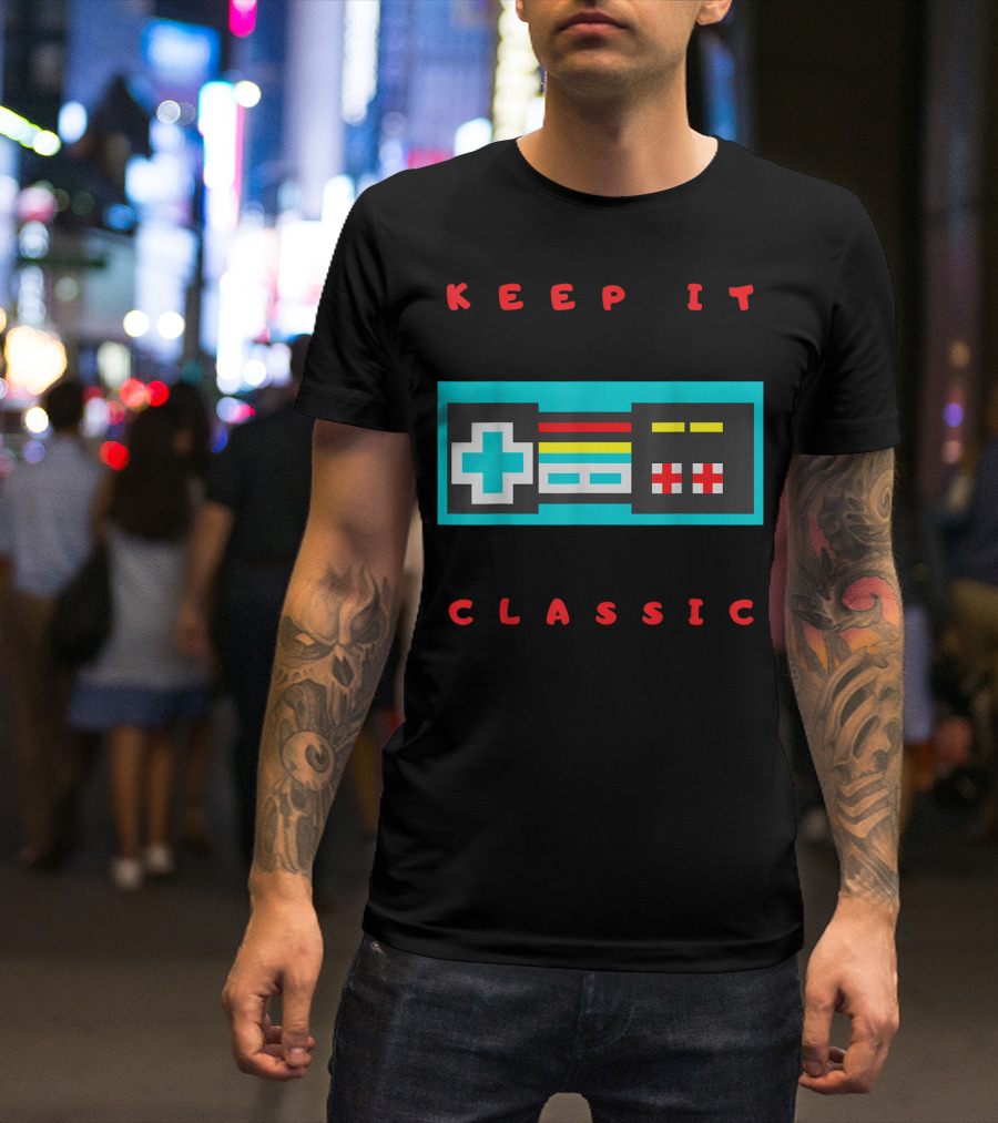 KEEP IT CLASSIC Retro Controller T-Shirt