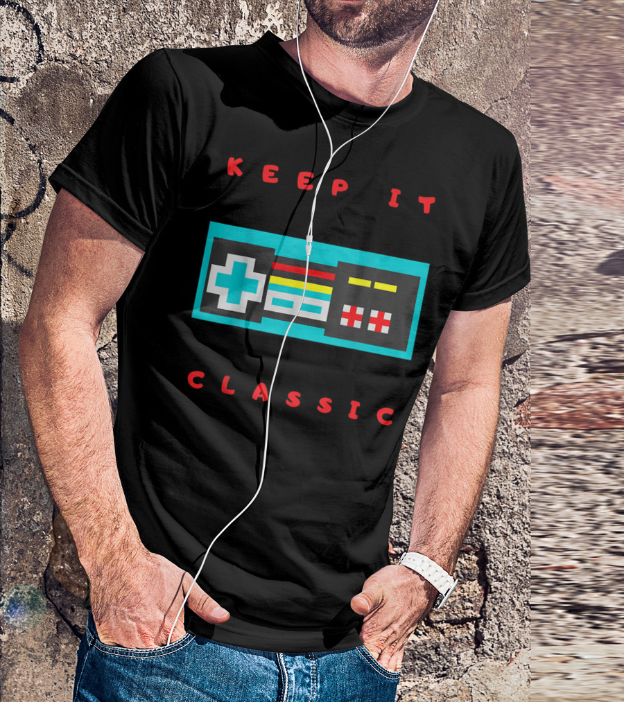 KEEP IT CLASSIC Retro Controller T-Shirt