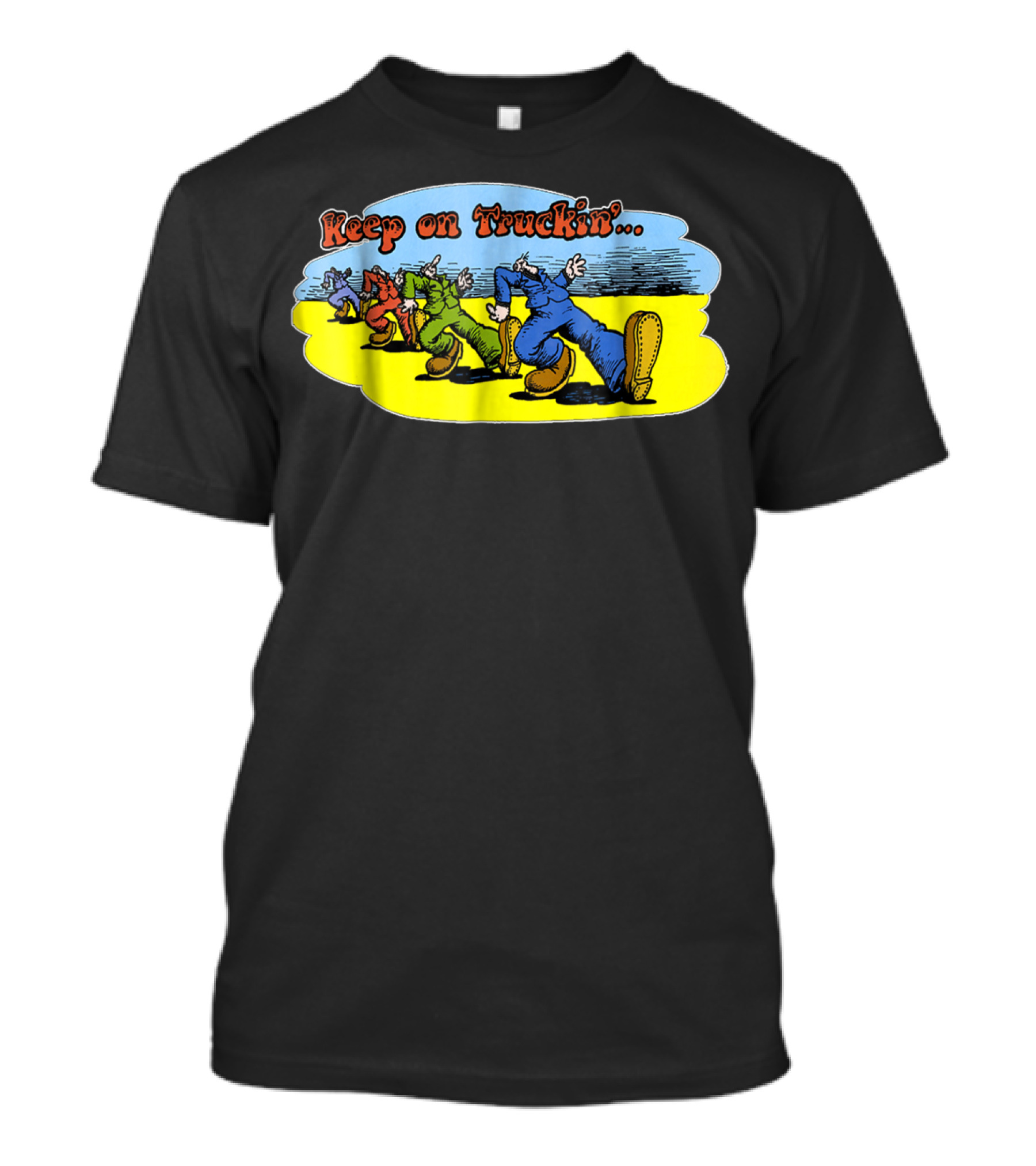 Keep On Truckin' Vintage Style 70s T-Shirt