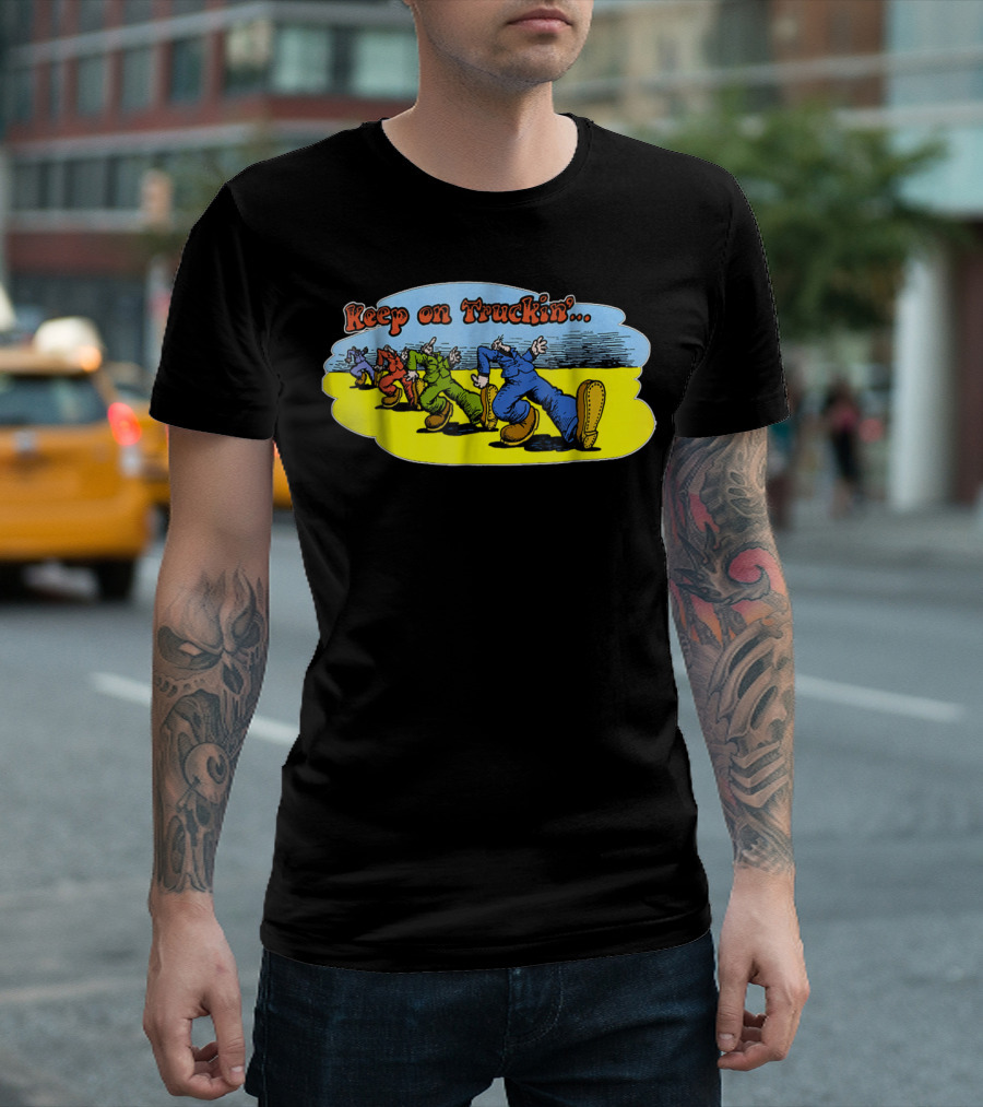 Keep on Truckin' Vintage Style 70s T-Shirt