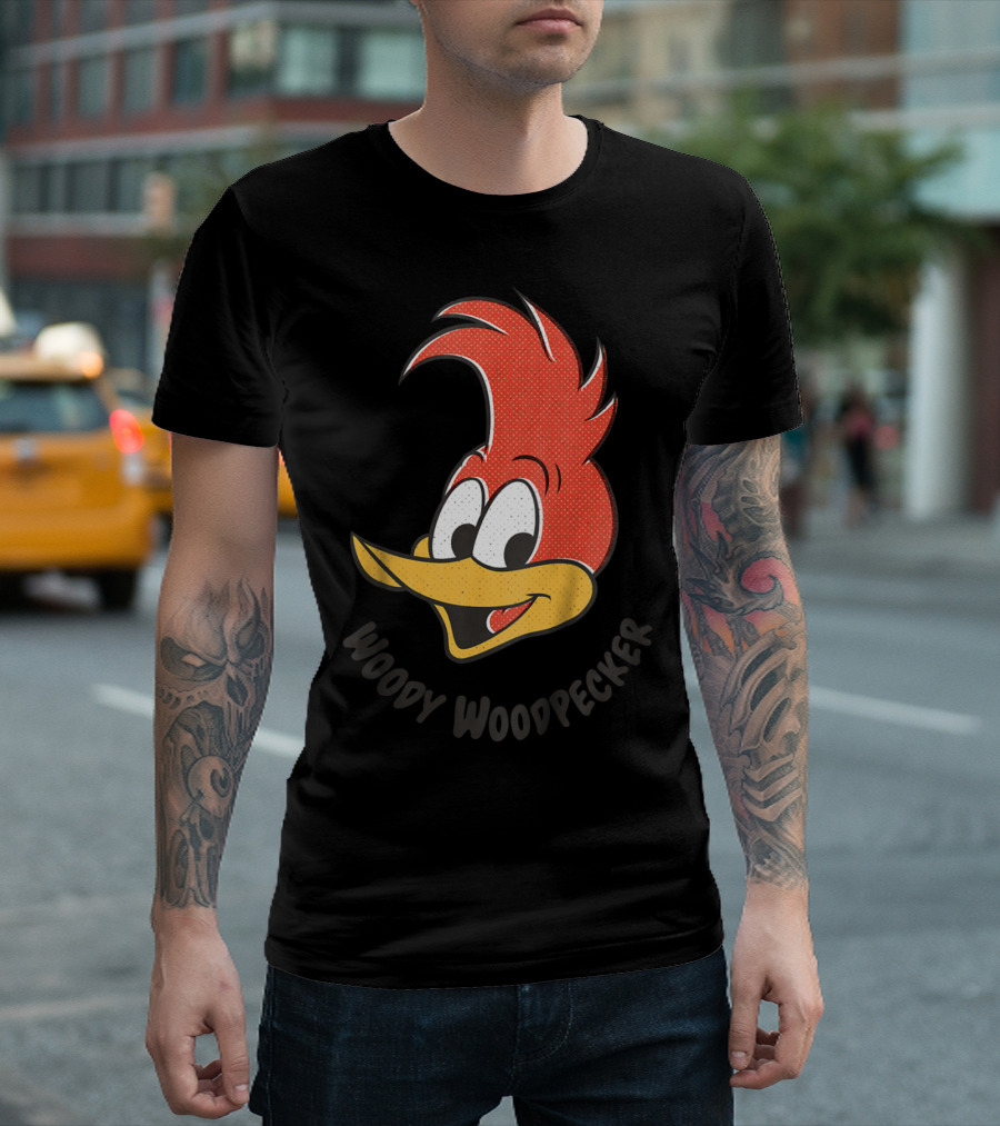 Woody Woodpecker Classic Smile Kids Nostalgic Cartoon Character T-Shirt