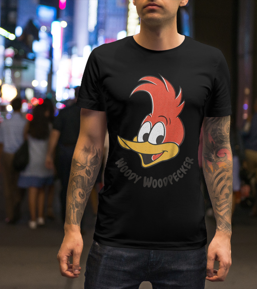 Woody Woodpecker Classic Smile Kids Nostalgic Cartoon Character T-Shirt