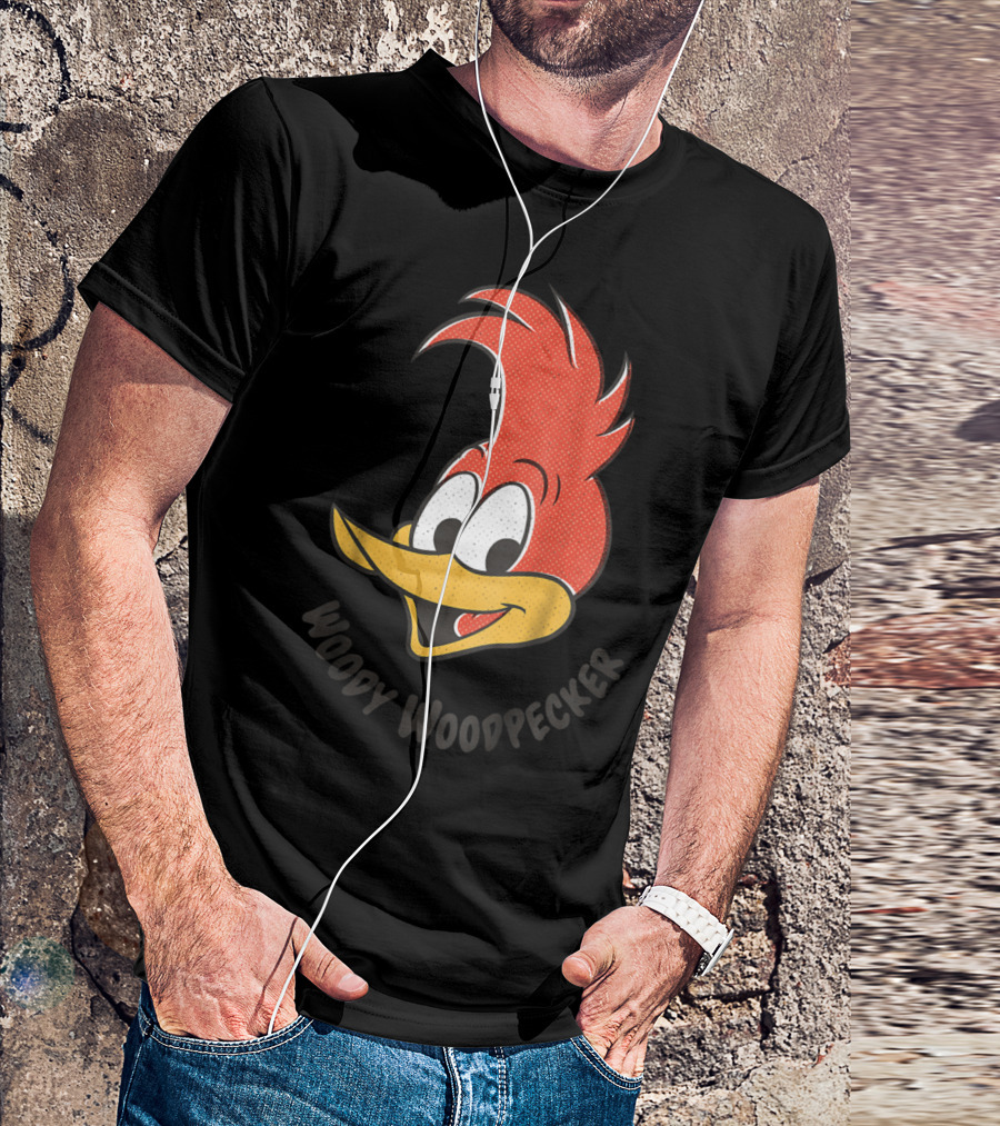 Woody Woodpecker Classic Smile Kids Nostalgic Cartoon Character T-Shirt