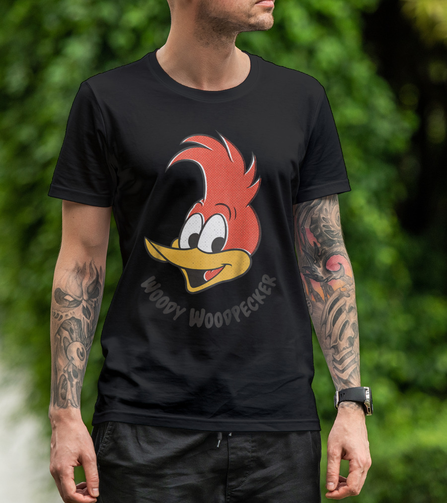 Woody Woodpecker Classic Smile Kids Nostalgic Cartoon Character T-Shirt