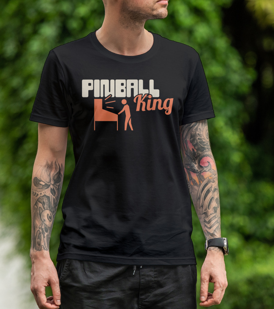 Pinball King Funny Pinball Machine Collecting T-Shirt