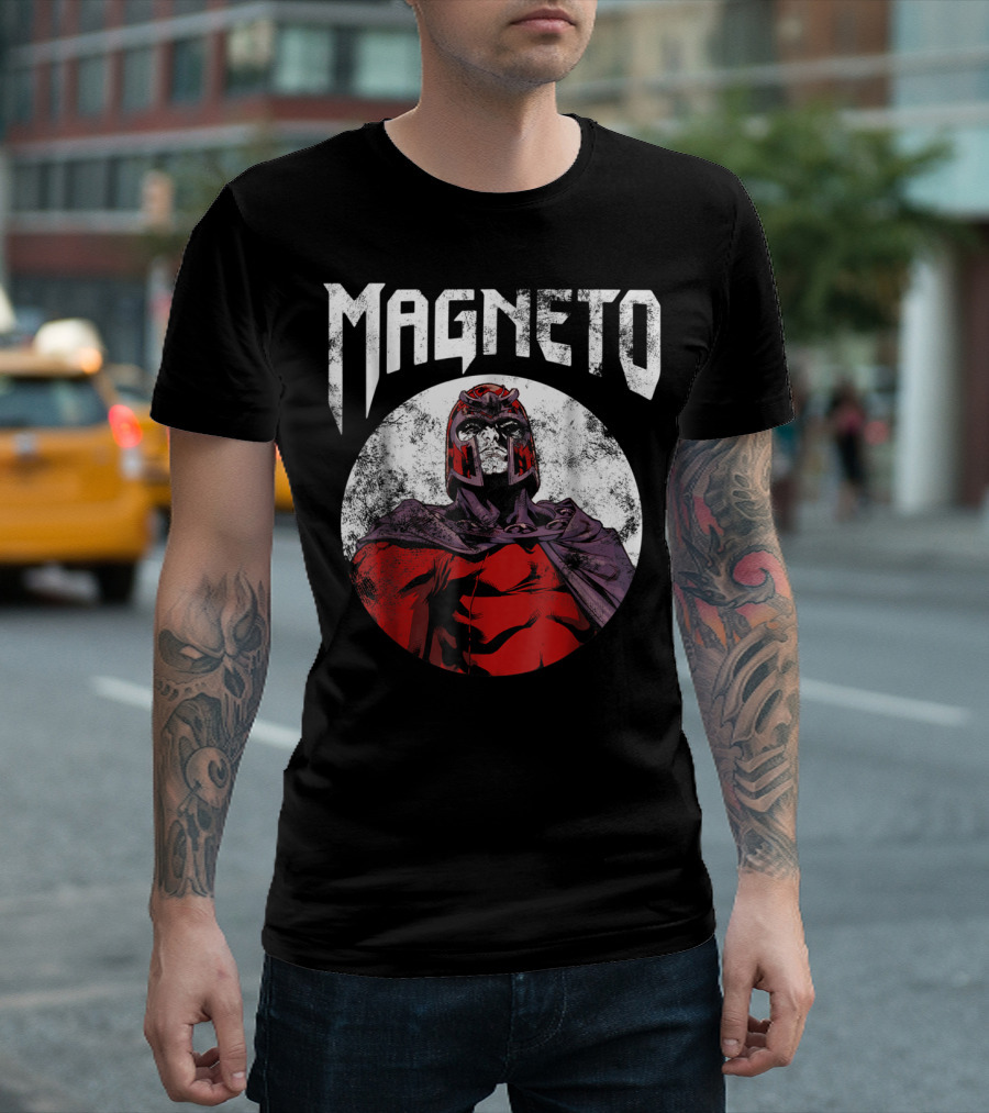 Marvel Xmen Magneto Classic Rock Band T-Shirt