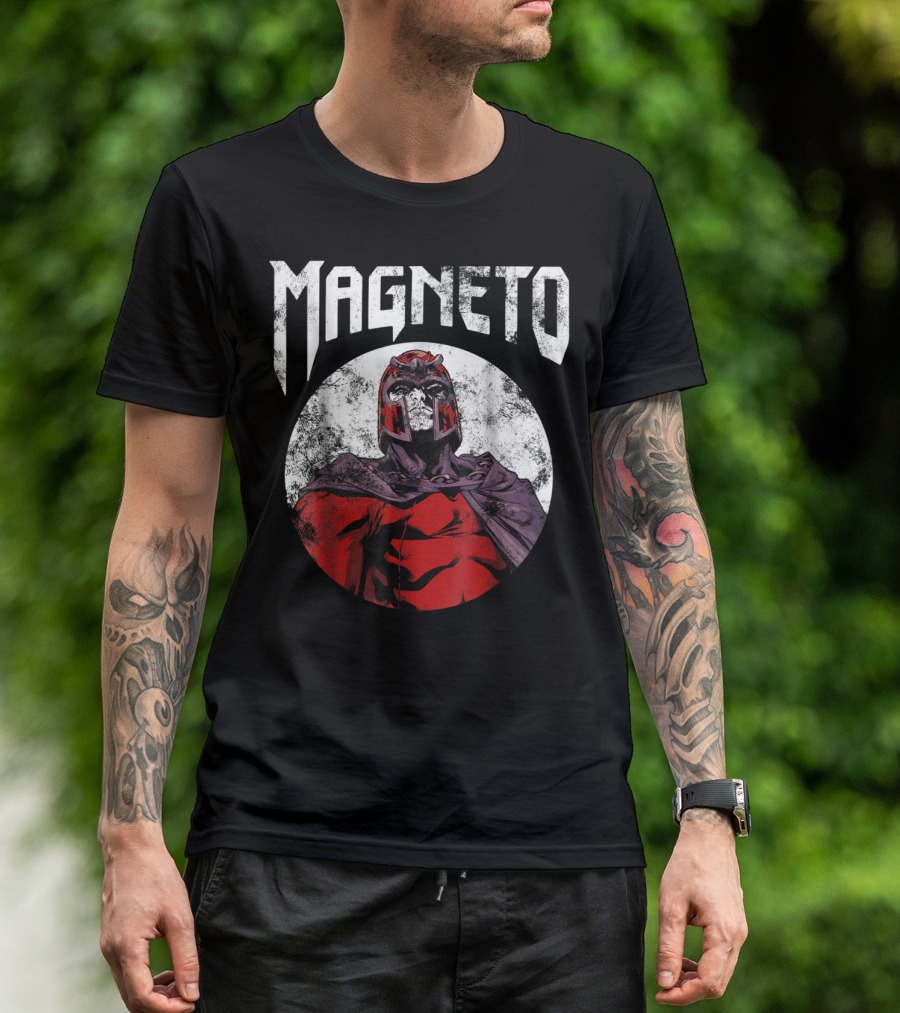 Marvel Xmen Magneto Classic Rock Band T-Shirt