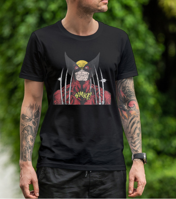 Marvel Xmen Wolverine Snikt Classic Comic T-Shirt